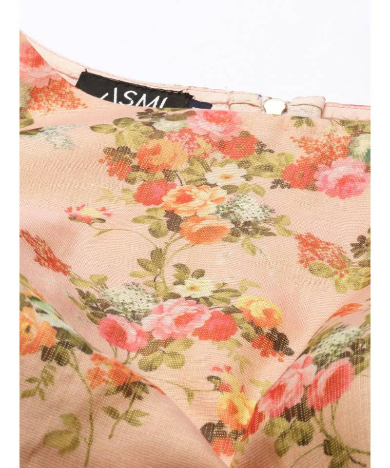 Chanderi Pink Blouse