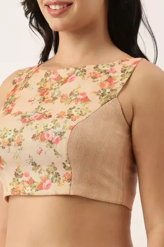 Chanderi Pink Blouse