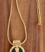 Green agate pendants