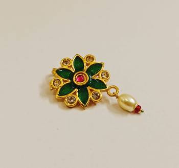 Multicolor Copper gold plated Alloy nose ring 1