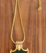 Green agate pendants