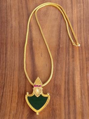 Green agate pendants 1