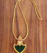 Green agate pendants