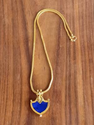 Blue agate pendants 1