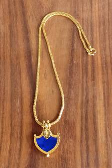Blue agate pendants