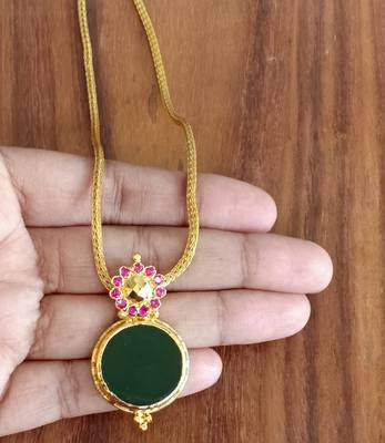 Green agate pendants 2