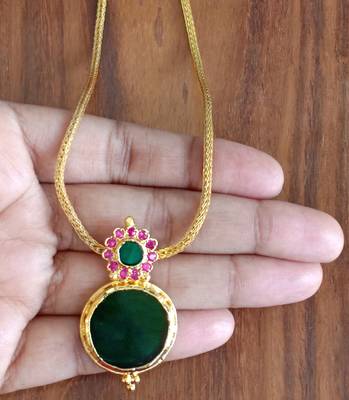 Green agate pendants 2