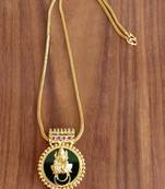 Green agate pendants