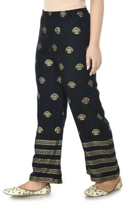 Mustard  Cotton printed Stitched   kurta with   palazzo 5
