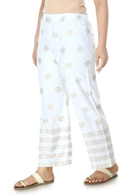 Black  Rayon printed Stitched   kurta with   palazzo 5