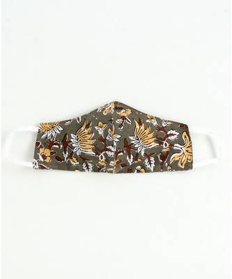 grey cotton printed stitched   frock 6