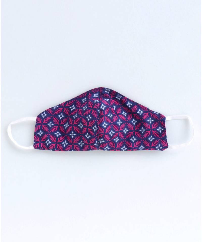 purple cotton printed stitched   frock