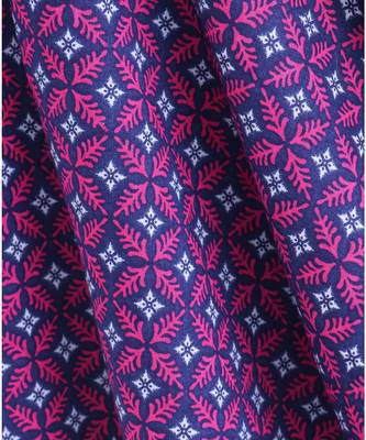 purple cotton printed stitched   frock 8