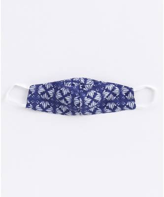 blue cotton printed stitched   frock 5