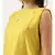 Yellow Silk High Low Dress