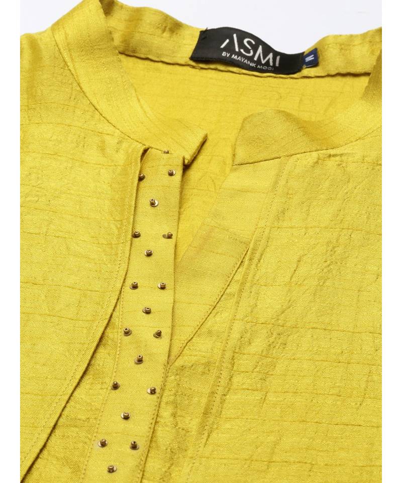 Yellow Double Layer Dress