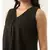 Black Sleeveless Crush Silk Dress