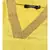 Neck Line Yellow Silk Dress