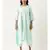 Aqua Blue Silk Polti Dress