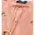 Pastel Pink Sequened Silk Linen Dress