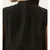 Black Silk Double Layer Dress