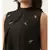 Black Silk Double Layer Dress