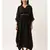 Black Silk Kaftan Dress