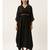 Black Silk Kaftan Dress