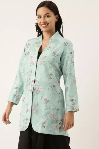 Blue Linen Jacket