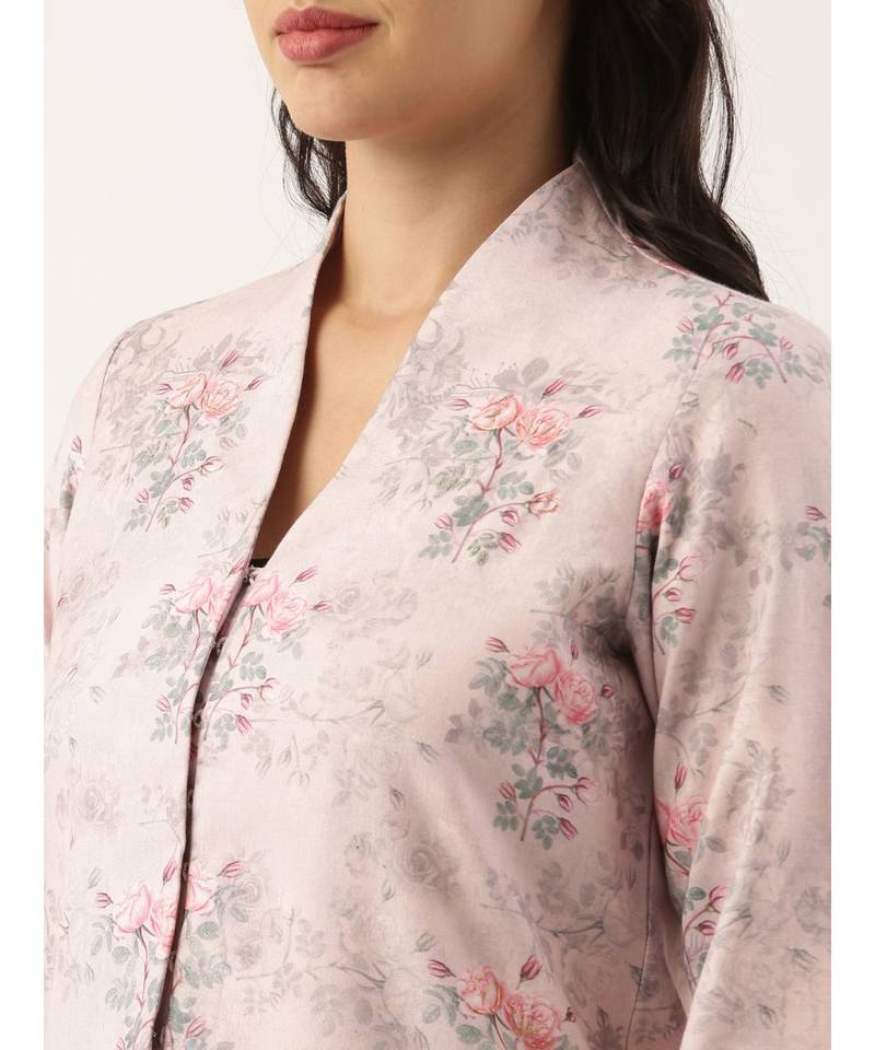 Pink Linen Jacket