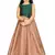 Kids Brown Long Maxi Gown For Girls