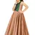 Kids Brown Long Maxi Gown For Girls