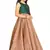 Kids Brown Long Maxi Gown For Girls