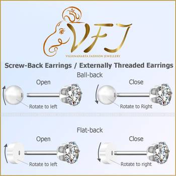 Sizzling Graceful Alloy Gold Plated Stud and Chandbali Earring Combo set For Women and Girls 2