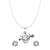 Vighnaharta Glamour Fashion Jewellery Solitaire Pendant set for Girls and Women
