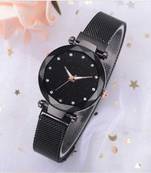 Stylish magnet belt watch for womens