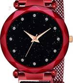 Stylish magnet belt watch for womens