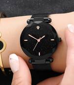 Stylish magnet belt watch for womens