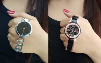 Unique Attractive analog watches for Girls and womens(pack of 2) 1
