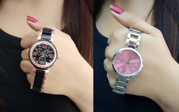 Unique Attractive analog watches for Girls and womens(pack of 2) 1