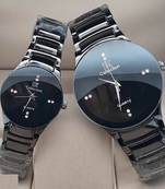 metal belt same design couple watches