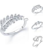 Vighnaharta Twinkling Charming Rings Rhodium Plated For women and Girls