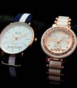 pack of 2 standard quality classic watch for Girls