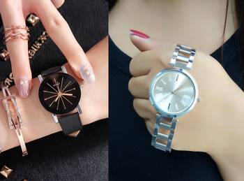 pack of 2 standard quality classic watch for Girls 1