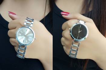 pack of 2 standard quality classic watch for Girls 1