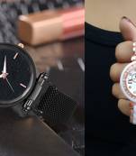 pack of 2 standard quality classic watch for Girls