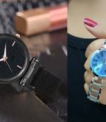 pack of 2 standard quality classic watch for Girls