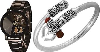 sporty design watch and kadaa(bracelet) combo for mens 1