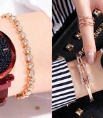 trendy womens watches(pack of 2)