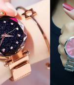trendy womens watches(pack of 2)